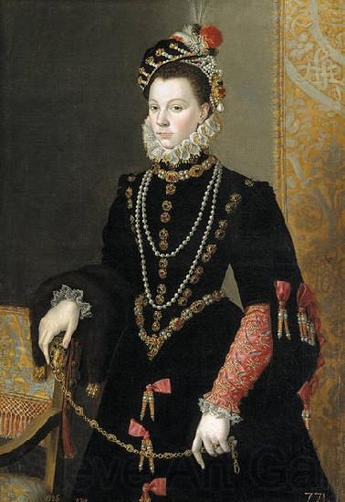 Juan Pantoja de la Cruz third wife of Philip II Spain oil painting art